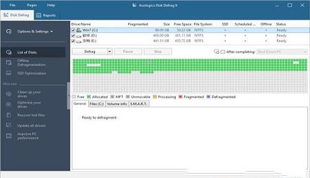 Auslogics Disk Defrag(磁盘碎片清理专家)绿色便携版