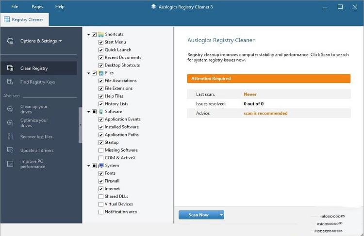 Auslogics Registry Cleaner8绿色版