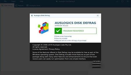 AusLogics Disk Defrag Pro(磁盘碎片整理工具)破解版