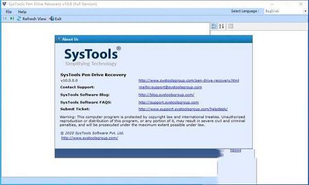 SysTools Pen Drive Recovery破解版 v10.0.0.0(含破解教程)