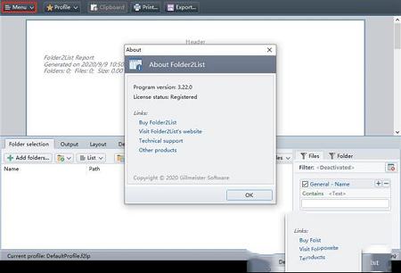 Gillmeister Folder2List(目录报告列表制作工具)破解版