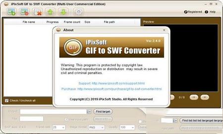 iPixSoft GIF to SWF Converter