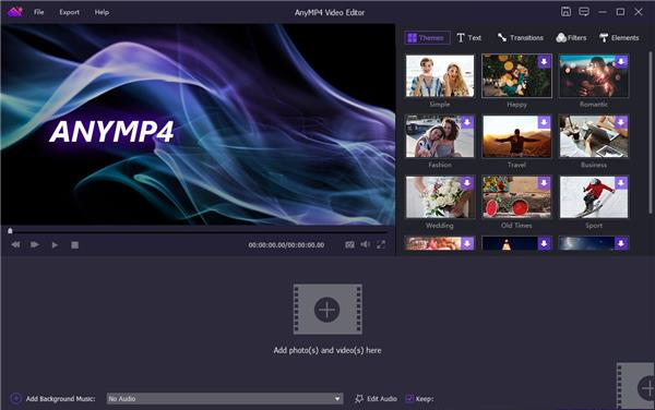 AnyMP4 Video Editor