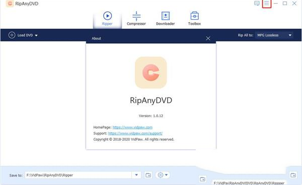 Vidpaw RipAnyDVD(DVD视频转换器) v1.0.12破解版(含破解教程)