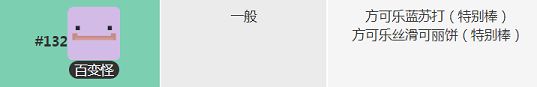 宝可梦大探险百变怪获得方法 百变怪食谱技能宾果数据一览