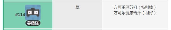 宝可梦大探险蔓藤怪获得方法 蔓藤怪食谱技能宾果数据一览