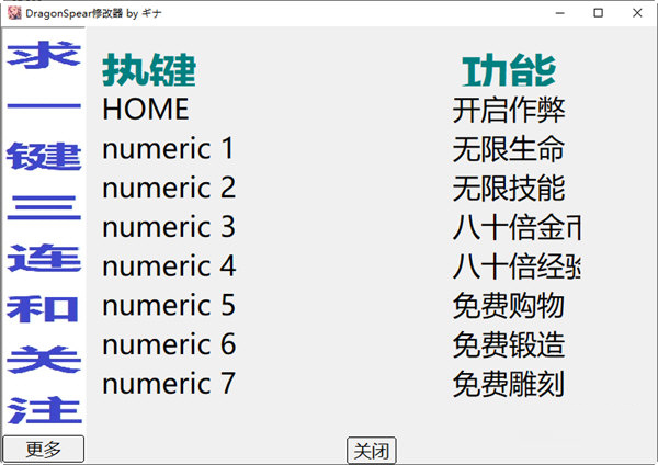 龙之矛修改器