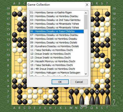 天顶围棋游戏对局棋谱