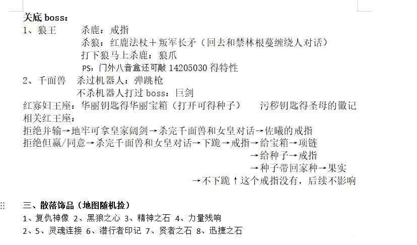 遗迹2耶莎需要收集什么装备武器 遗迹2耶莎全收集攻略图片2