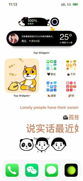 topwidgets万能小组件怎么设置主屏幕壁纸