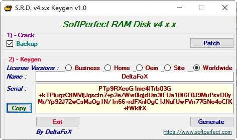 SoftPerfect RAM Disk