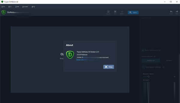 Topaz DeNoise AI汉化破解版